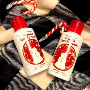 Brand new never opened bath & body works winter candy apple shapable hand soap